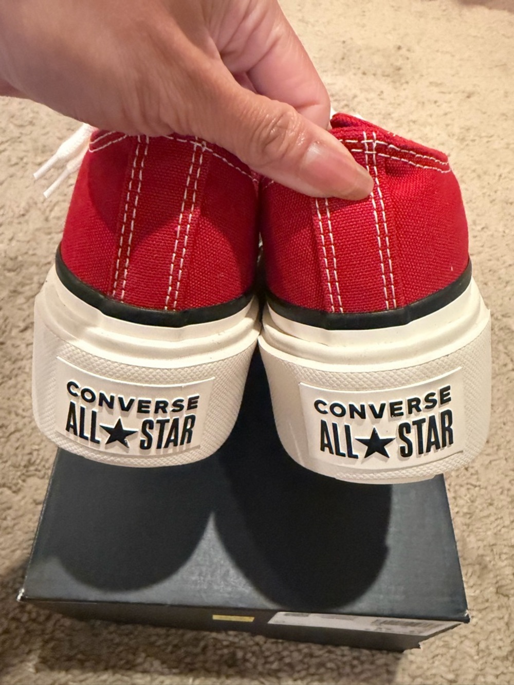“New” Chuck Taylor All Star Lift Double Stack Platform size5.5 - Picture 4 of 6